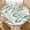 Aqua Botanical, variant on ARTSLION Elastic Tablecloth For Round Tables, Waterproof Tablecover For Up To 36in Round Table, Dining Tablecover For Indoor And Outdoor, Holiday, Blush Ditsy Floral