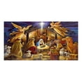 thumbnail image 3 of Holloyiver Christmas Nativity Garage Door Banner 6.9x15.7 ft, Large Christmas Garage Door Decorations, The Season Backdrop Background for Photo Holy Nativity Christmas Party Outdoor Banner, 3 of 5