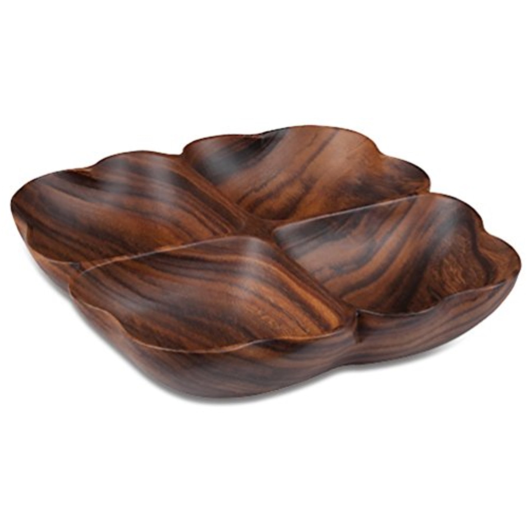 Acacia Wood Serving Tray 4 Compartment 2