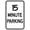 Warning Sign 6, variant on 15 Minute Parking Vintage Tin Sign, 8"x12" Warning Metal Decor, Home Farm Bar Coffee Shop Club Wall Art