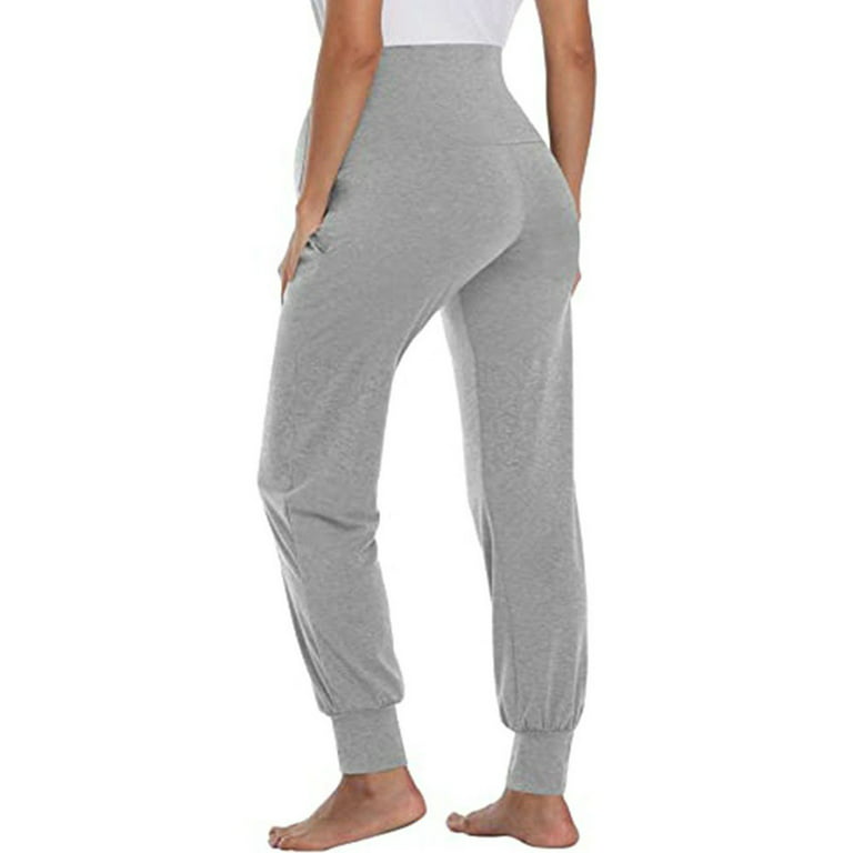 S LUKKC LUKKC Maternity Leggings Over The Belly, Pregnancy Loose Sweatpants  Butt Lift Buttery Soft Stretchy Workout Yoga Pants Non-See-Through Tights