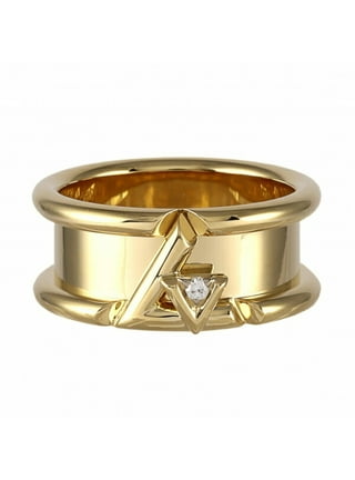 Louis Vuitton Monogram Strass Ring in Metallic for Men