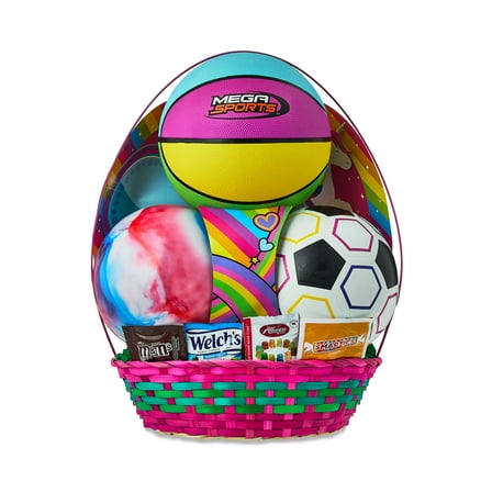3 Ball Girls Easter Basket Gift Set