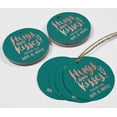 thumbnail image 4 of Inkdotpot 50 Pack Real Rose Gold Foil Paper Tags Hugs & Kisses From The Wedding Favor Hang Tags, 4 of 6