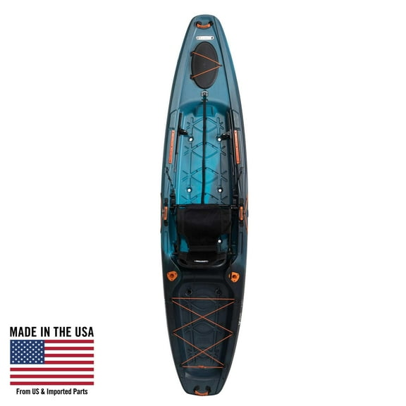 Lifetime Yukon Angler 138 inch Sit-on-Top Fishing Kayak, Lightning Fusion (90846)