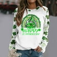 thumbnail image 2 of QIPOPIQ Chandails en Molleton à Manches Longues pour Femmes T-Shirts de la Saint-Patrick T-Shirt Trèfle T-Shirt Vert T-Shirts de la Saint-Patrick Tunique Col Rond Hauts Amples Chandail en Molleton T-Shirts Graphiques Offres, 2 of 5
