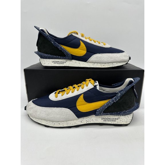 Nike Daybreak Undercover Men's Size 14 Navy White Yellow nby Shoes CJ3295 400