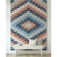 thumbnail image 2 of Well Woven Apollo Albuquerque Vintage Southwestern Blue Flatweave 3'3" x 5' Area Rug, 2 of 6