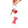 thumbnail image 4 of 1 Juego de llaveros en blanco decorativos en blanco acrílico multifunción llaveros en blanco acrílico DIY, 4 of 4