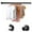 Black, variant on Closet Rods for Hanging Clothes, 17 to 87 Inches White Adjustable closet Hanging Rod for Wardrobes