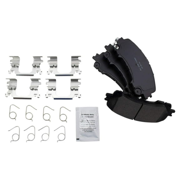 TRQ Front Premium Posi Ceramic Disc Brake Pad Set for Infiniti Q50 Nissan Rogue BFA73519