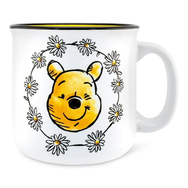 Taza plateada de cerámica Buffalo Disney Winnie the Pooh, 600 ml