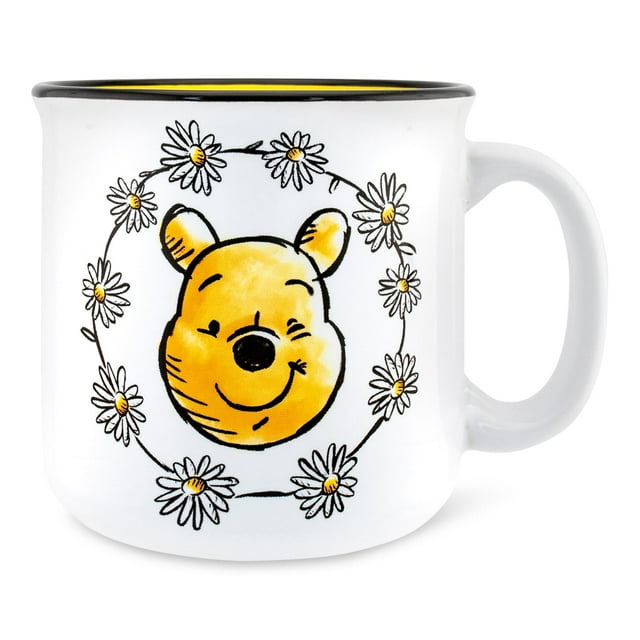 Taza plateada de cerámica Buffalo Disney Winnie the Pooh, 600 ml