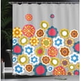 thumbnail image 4 of Ambesonne Floral Shower Curtain, Modern Colorful Summer, 69"Wx75"L, Multicolor, 4 of 5
