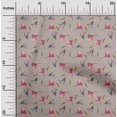 thumbnail image 2 of oneOone Silk Tabby Dusty Rose Fabric Autumn Craft Projects Decor Fabric Printed By The Yard 42 Inch Wide, 2 of 4
