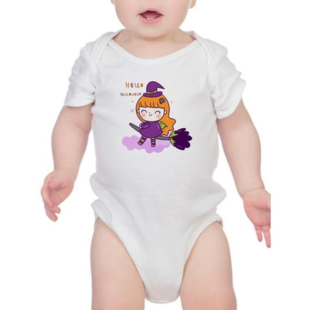 

Cute Halloween Witch Girl Bodysuit Infant -Image by Shutterstock Newborn