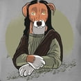 thumbnail image 3 of CafePress - Mona Lisa Dog T Shirt - Womens Comfort Colors® Shirt, 3 of 4