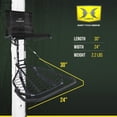 thumbnail image 3 of Hawk Kickback LVL Hang-On Deer Hunting Tree Stand w/ XL Seat & Platform, 2 Pack, 3 of 12