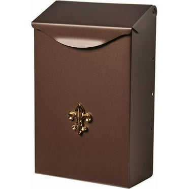 Building Mailbox Galvanized Steel Wall Mounted Mailbox, Small Capacity
