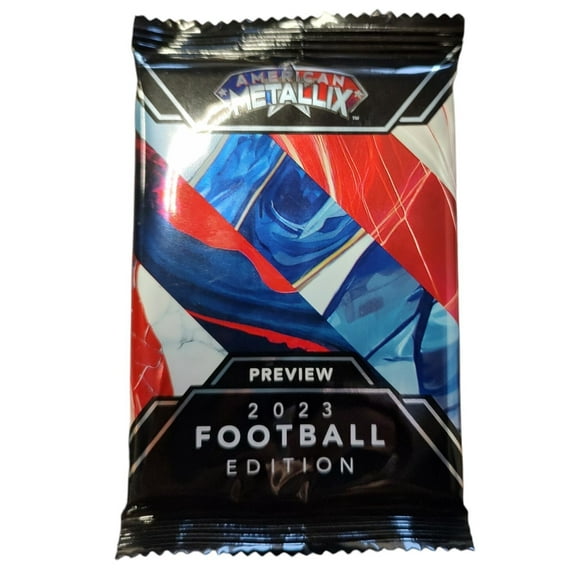 NFL 2023 Metallix Football Trading Card HOBBY Pack