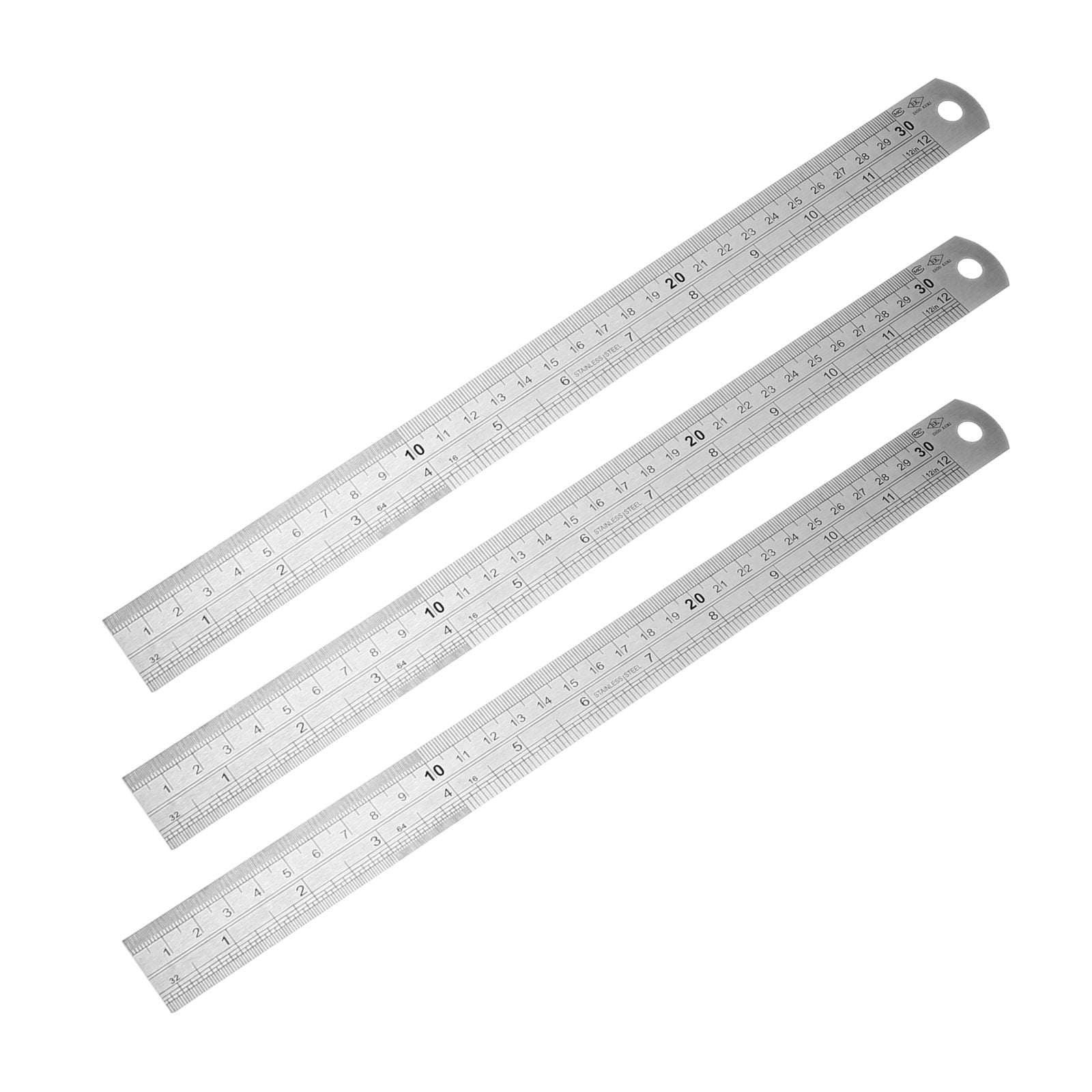 Ruler Steel Inch Metal Straight Machinist 13 Stainless Office Drawing Math  Metric Mm Small Rulers Tools Engineering 