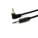 thumbnail image 2 of Cable AUX estéreo SatelliteSale 3.5mm Macho A Macho nylon Negro 30 pies, 2 of 5