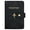 Black, variant on 1Pc Green Decorative Passport Wallet Cover with Button Flap, Elegant Airplane Pattern Air Ticket Document Clamp for Vacation Cruises