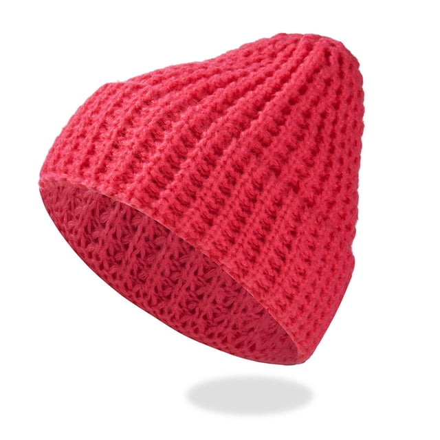 Womens Hats Fashion Solid Color Simple Knit Caps Mens Outdoor Warm Sweater Hats