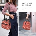 thumbnail image 4 of Japuie Japanese Maneki Cats Print Insulated Lunch Bag for Women Men,Reusable Lunch Box with Adjustable Shoulder Strap,Adult Leakproof Portable Cooler Tote Bags for Work Office Travel Picnic, 4 of 7