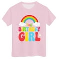 thumbnail image 3 of MUXiin Birthday Girl Shirt 2nd 3rd 4th 5th 6th 7th 8th 9th Girls Birthday Tshirts Cotton Short Sleeve Tees, 3 of 3