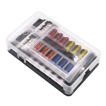 Universal Car Blade Fuse Box Automotive Circuit Fuse Block ... universal fuse box automotive 