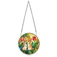thumbnail image 3 of CaiYueKe Acrylic Puzzles Suncatcher Window Hanging, 7.4 Inch Sun Catcher Acrylic Puzzles Garden Decoration for Women Men Mom Birthday Gift Home Decor, 3 of 6