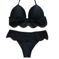 thumbnail image 4 of Hontri High Waisted Bikini Sets for Women Women Swimwear Bikini Set Padded Bra Bathing Beachwear Bikini Sets for Women Tummy Control, 4 of 4