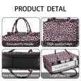 thumbnail image 4 of Large Capacity Tote Bag,Pink and Black Of Leopard Print Handbag Fashion Luxury Tote Bag,15.7"x13"x 5.1" Inches,Laptop Compatible, 4 of 6