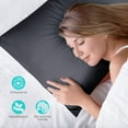 thumbnail image 7 of COOKEY King Pillowcases 2 Pack,Super Soft Brushed Microfiber Pillow Cover with Envelope Closure,20''x36'',Dark Gray, 7 of 7