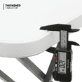 thumbnail image 5 of MoNiBloom Folding Table Adjustable TV Tray, Easy to Fold and Storage, Portable Sturdy Laptop Desk for Home Office, White, (L)26.0" (W)17.5" (H)26.5", 5 of 12