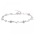 thumbnail image 1 of Bracelet en Cristal Bleu Mode Diamant Incrusté de Femmes, 1 of 4