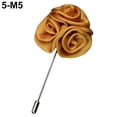 thumbnail image 2 of SmartBy Men's Lapel Rose Flower Stick Bar Brooch Pin Wedding Suit Accessory Jewelry Gift, 2 of 7