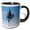 Black/White, variant on 3drose, Usa, Massachusetts, Cape Ann, Annisquam. Sailing Ship Weather Vane, 11oz Two-tone Green Mug