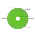 thumbnail image 4 of Hoja de sierra de diamante de 100 mm Kits de disco de corte de vidrio de jade de cerámica Herramienta de bricolaje (verde) Tmvgtek Para estrenar, 4 of 4