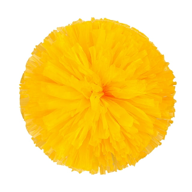 Dsscvnef 2 Pcs Pom-Pom Girls Portatifs Fleur Colorée Activités Sportives Performance Fournitures de Pom-Pom Girls Rond Haute Densité Bande Colorée Léger Double Anneau de Doigt Boucle Drapeau de Fête Bannière Événement Tables et