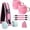 Pink, variant on Thrust Belt for Weights and Ankle Resistance Bands With Cuffs for Working Out, Thrust Belt for Dumbbells Heavy, Kettlebells, Plates,, and Booty Builder, Glute Bridge Band