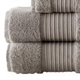 thumbnail image 3 of Gem 6 Piece Towel Set, Soft Turkish Cotton, Absorbent Texture, Dark Gray- Saltoro Sherpi, 3 of 5