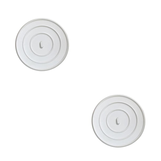Bearachild Tapón impermeable para fregadero de 10 piezas, tapón de drenaje de goma con asa, cubierta gruesa para bañera, superficie 4-1/2 pulgadas 2piezas