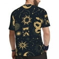 thumbnail image 3 of T Shirt For Men Sun And Moon Retro Gym T-Shirt Beach Astronomy Witch Classic Trending Tee Shirt For, 3 of 7