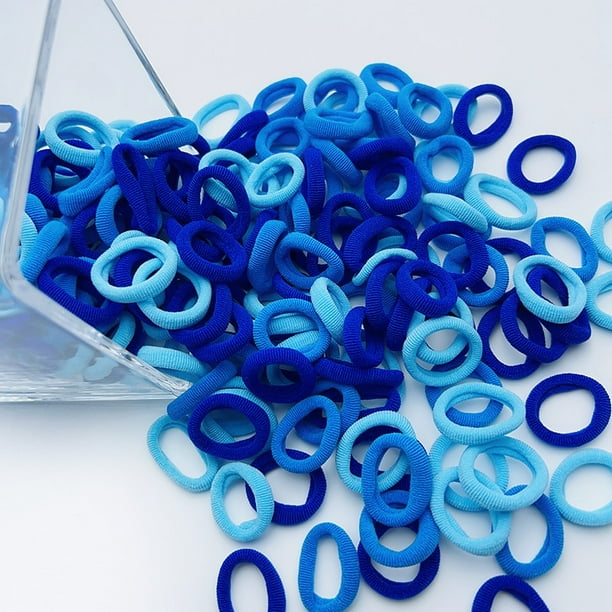 50/100 Uds. Bandas elásticas para el cabello para niñas, diadema pequeña de nailon colorida para niños, coleta, accesorios para el cabello para niños Tan Jianjun unisex