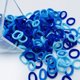 thumbnail image 1 of 50/100 Uds. Bandas elásticas para el cabello para niñas, diadema pequeña de nailon colorida para niños, coleta, accesorios para el cabello para niños Tan Jianjun unisex, 1 of 2
