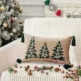 thumbnail image 2 of Fwttom Christmas Pillow Covers, Embroidery Christmas Throw Pillow, Christmas Pillows Decorative Covers Cushion Cover Holiday Products Home Decoration, 2 of 7