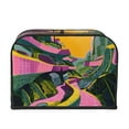 thumbnail image 2 of Lsque Retro Futuristic Landscape Print 4 Slice Toaster Cover , Kitchen Appliance Dustproof Protector , Toaster Protector Dustproof Kitchen Appliance Cover, 2 of 7