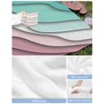 thumbnail image 6 of Green Ombre Beach Towels Oversized Super Absorbent, Modern Geometric Abstract Dark Red Cream Lightweight Bath Towel Quick Dry Sets For Bathroom/Pool/Rv Camping/Beach Play/Gym Room/Picnic 23"x47", 6 of 8